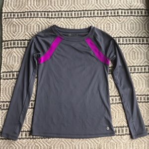 Gray & purple Children’s long sleeve shirt